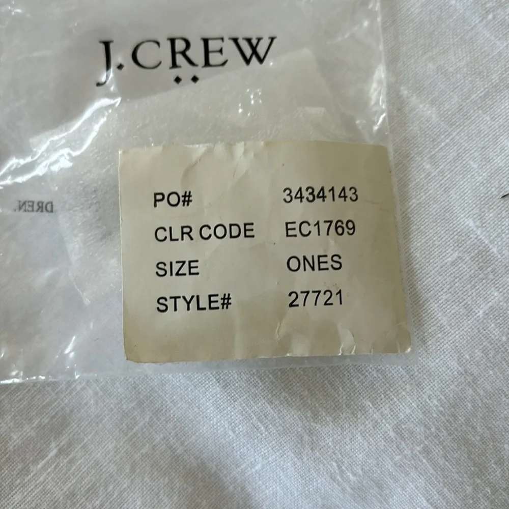 J crew factory topaz colored gemstone earrings - Picture 4 of 5